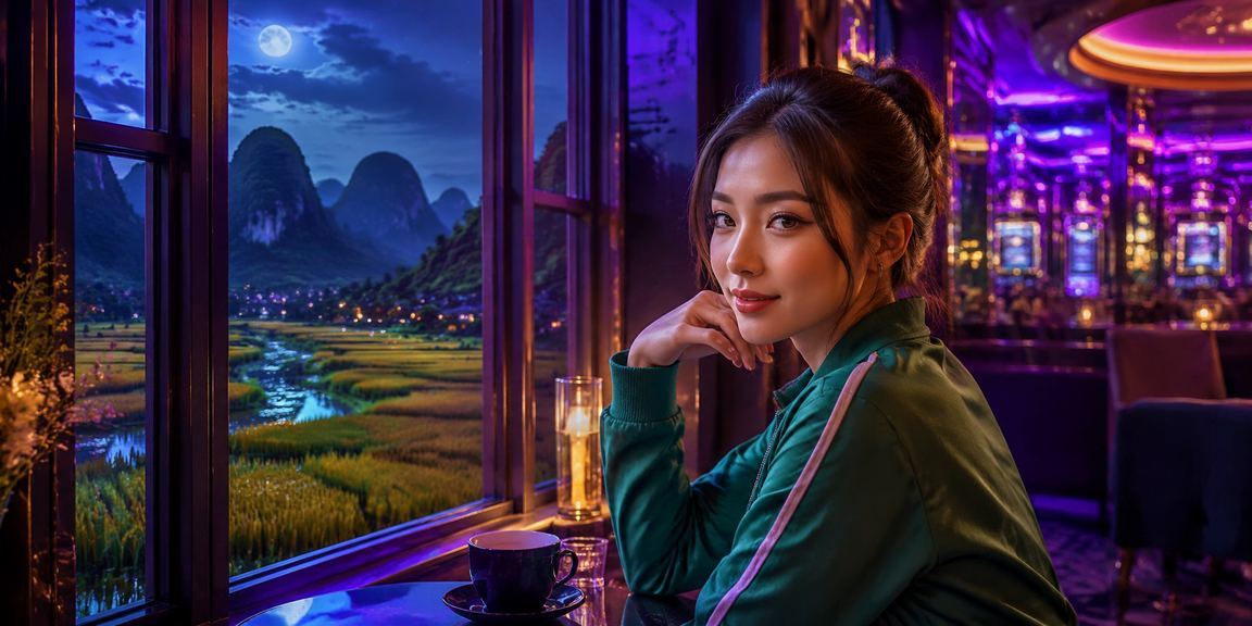 Khung cảnh casino và vùng cà phê Ninh Bình